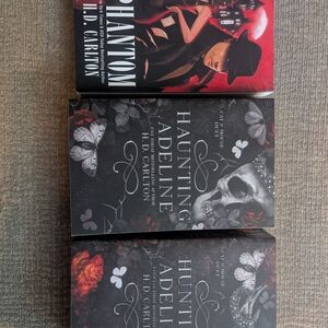H.D. Carlton Book Set with Red and Black Covers